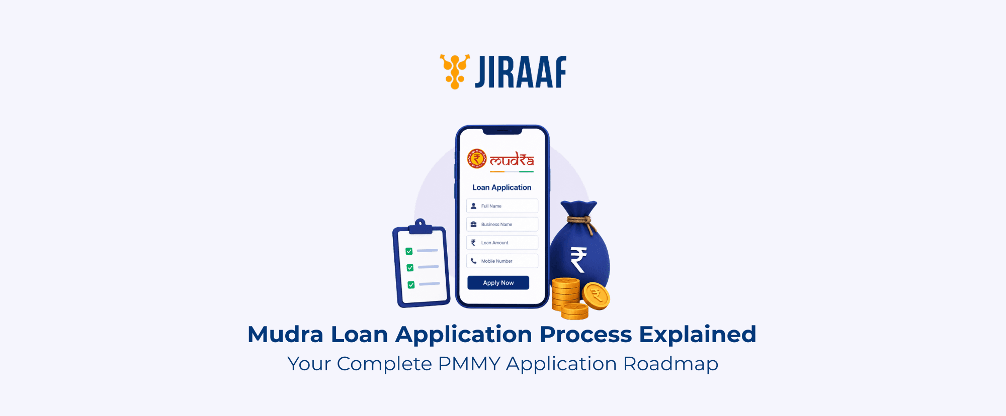 Mudra Loan Application Blog banner