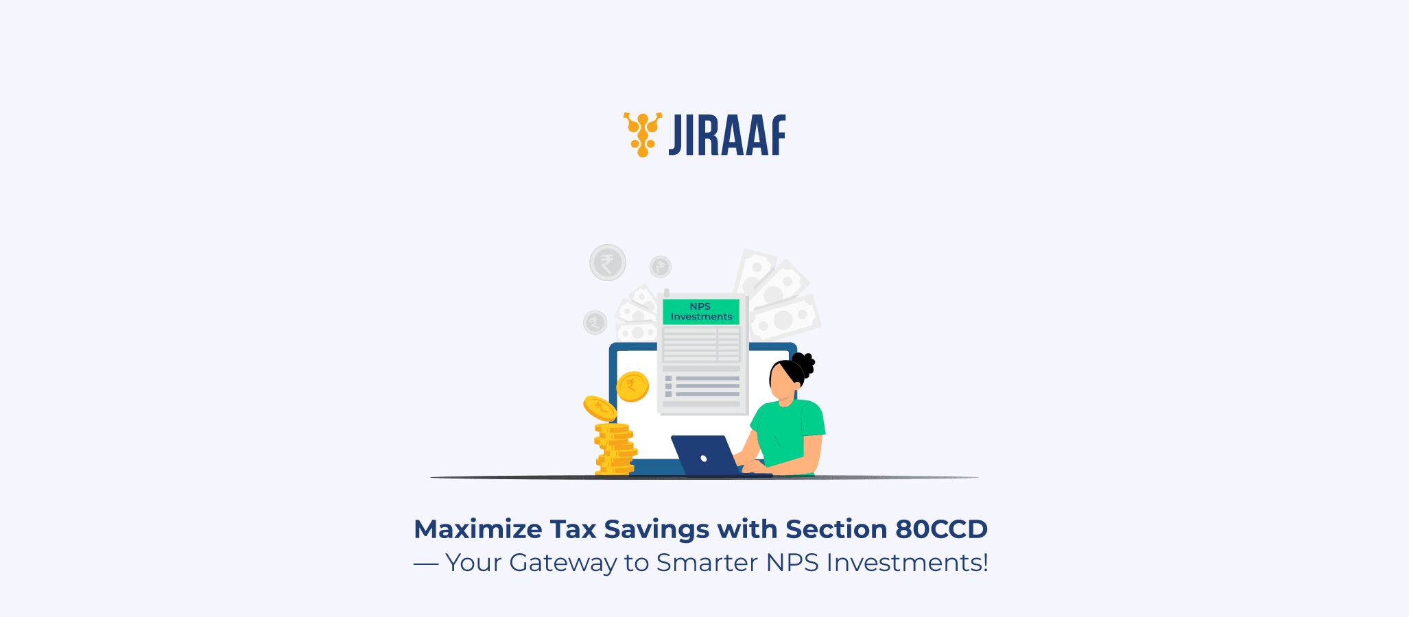 Blog banner for 80CCD Deduction: NPS Tax Benefits & Limits FY 2025-26