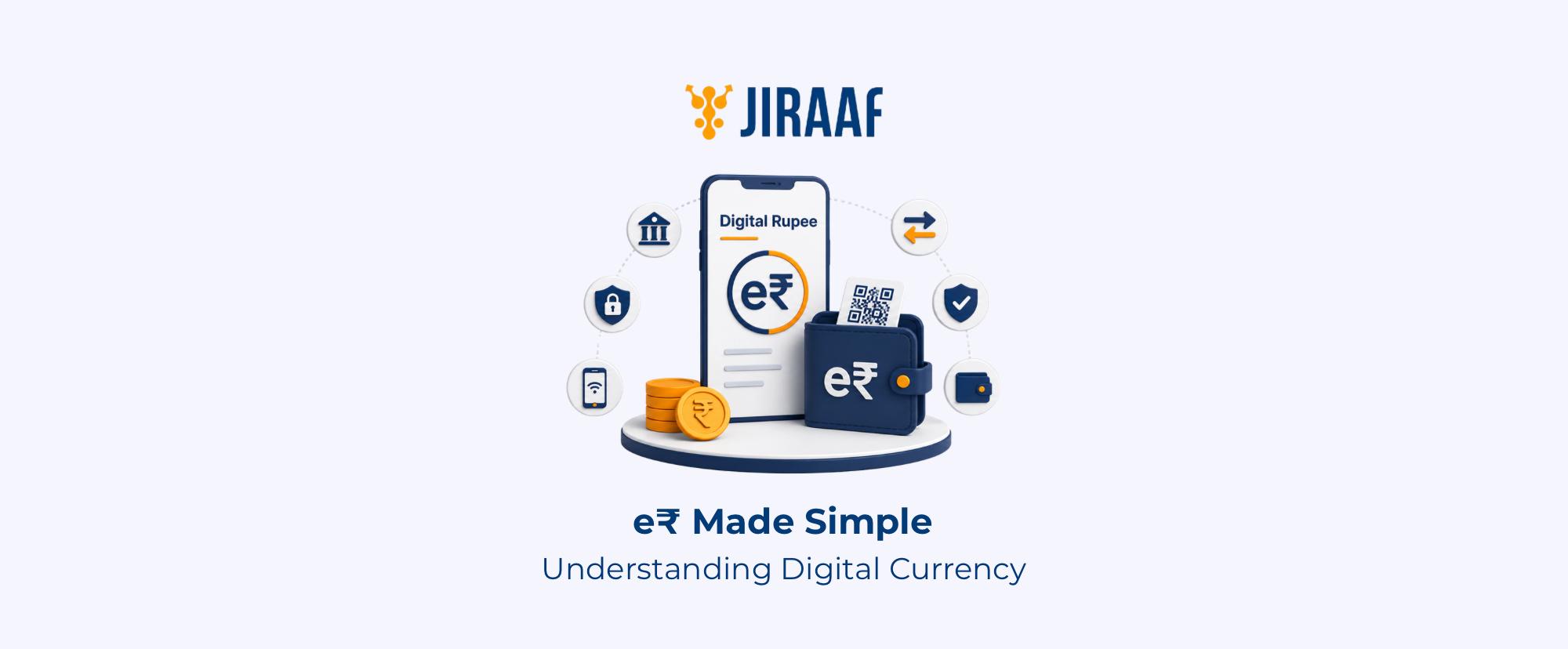 e₹ Made Simple, Digital Rupee Blog Banner